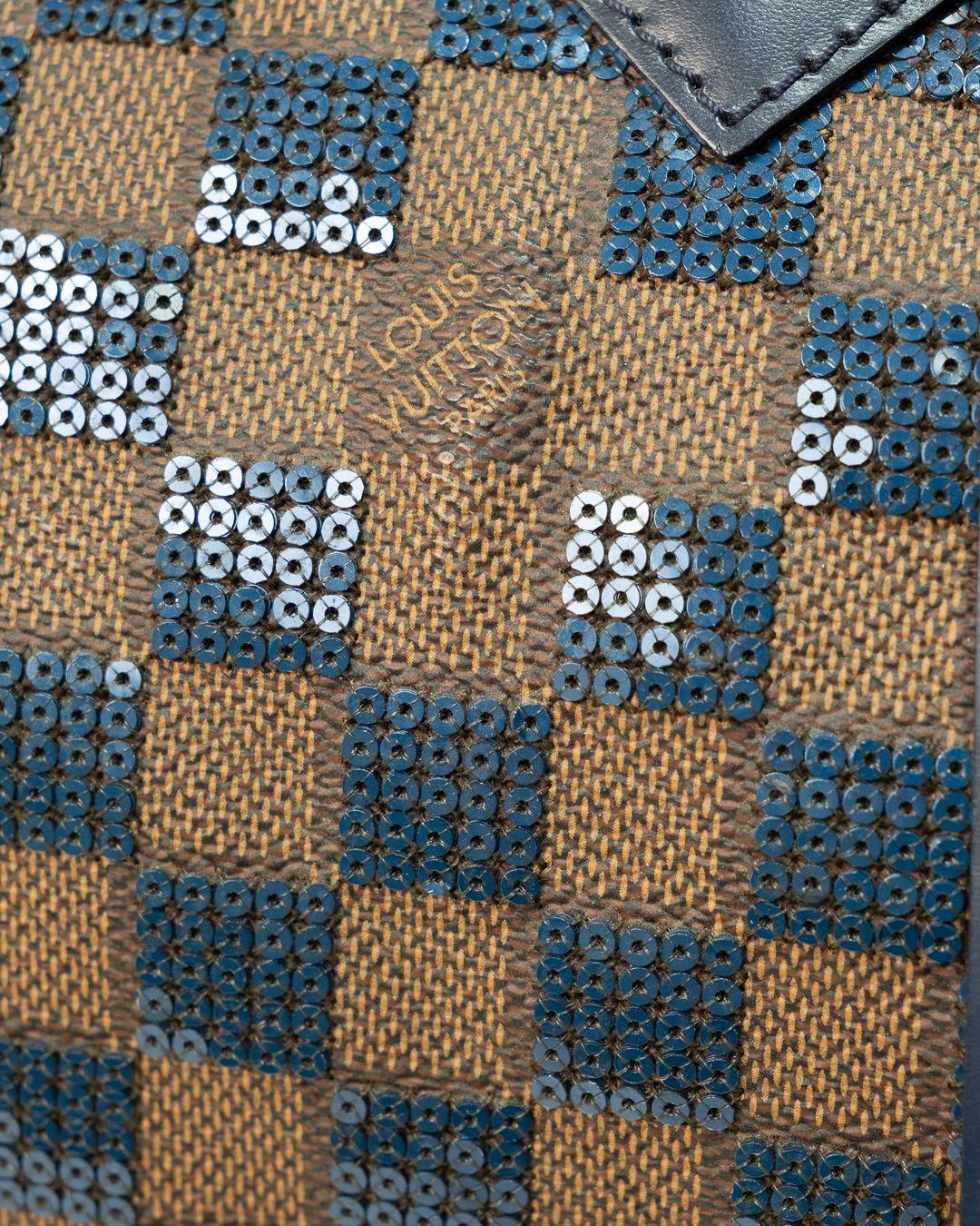 Louis Vuitton Speedy 30 Damier Paillettes Navy For Sale 15