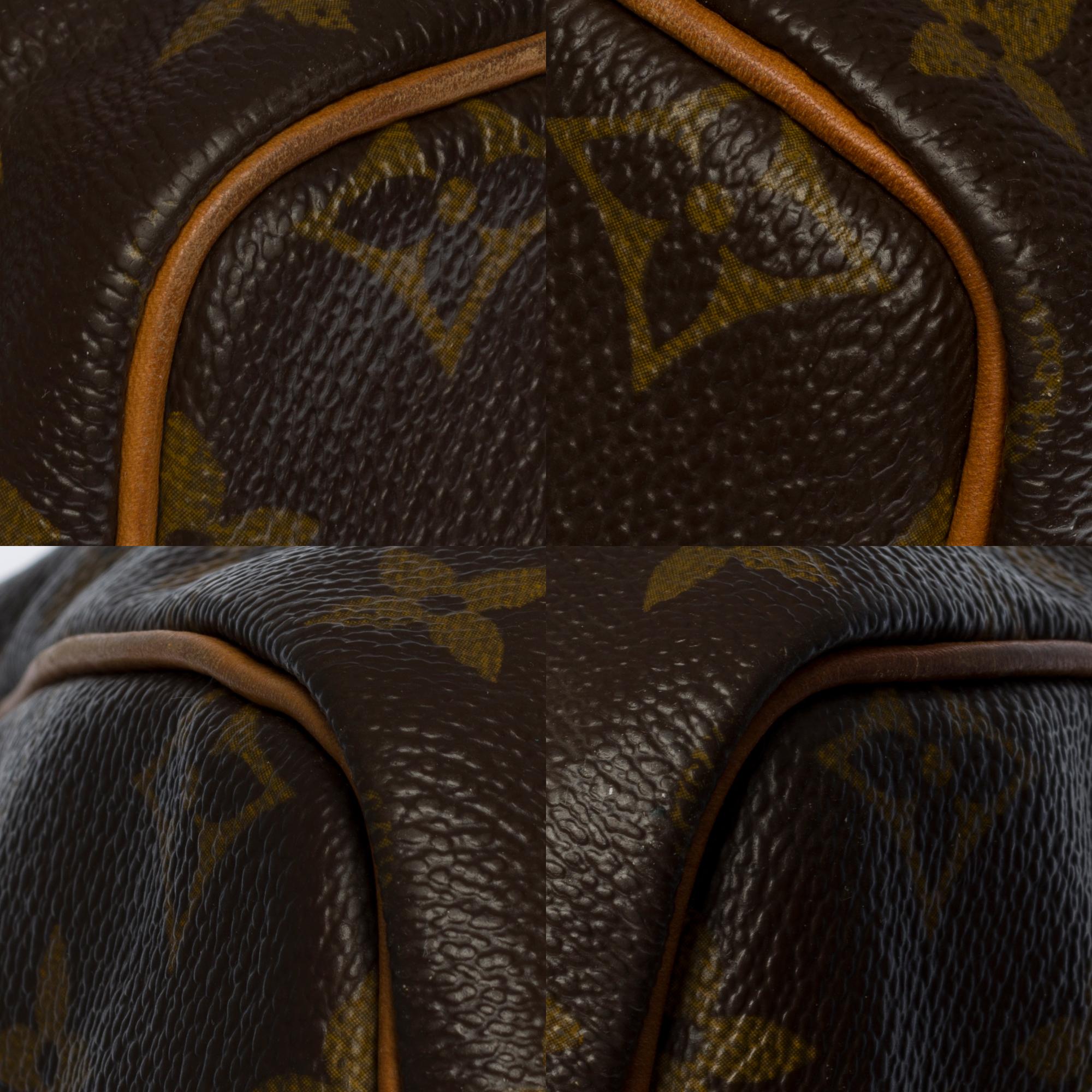 Louis Vuitton Speedy 30 handbag in brown canvas 5