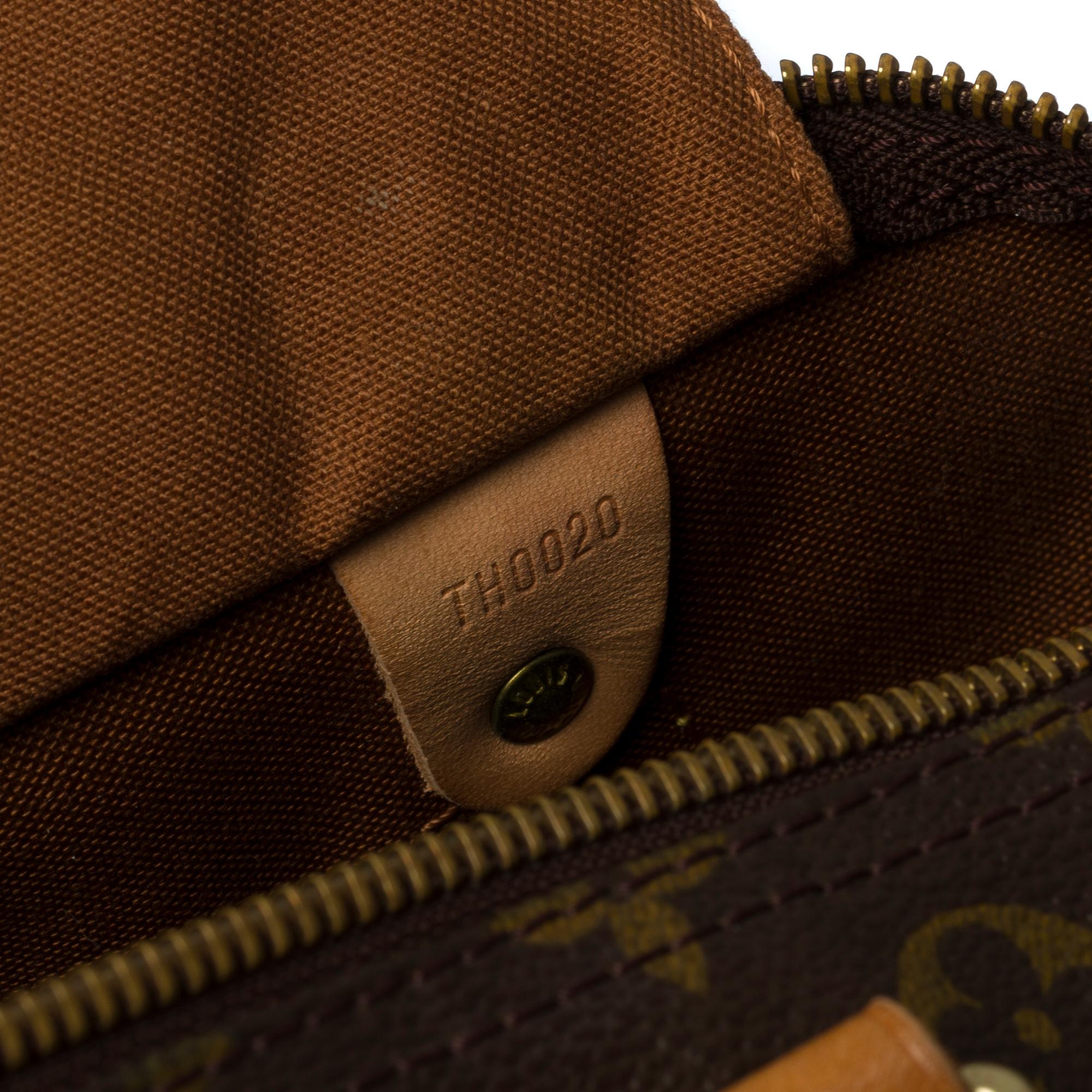 Louis Vuitton Speedy 30 handbag in brown canvas 1