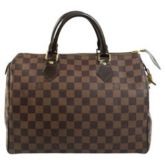 LOUIS VUITTON, Speedy 30 in brown canvas