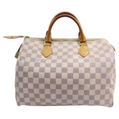 Louis Vuitton Speedy 30 in Damier Azur Canvas