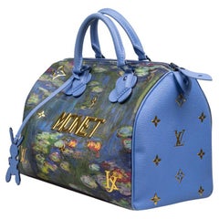 Used Louis Vuitton Speedy 30 Limited Edition with designer Jeff Coons - Claude Monet