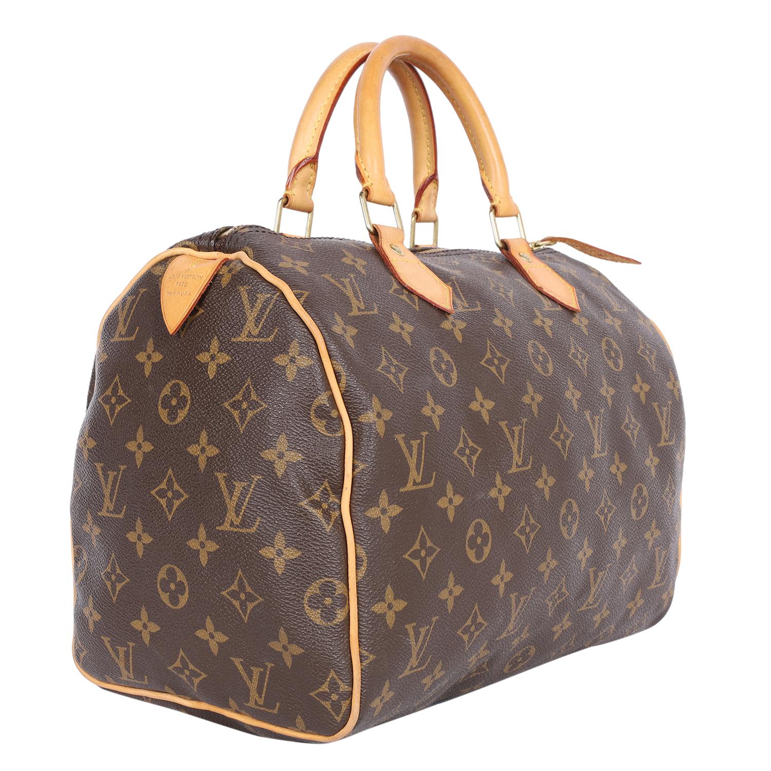 Gray LOUIS VUITTON Speedy 30 Monogram Canvas For Sale