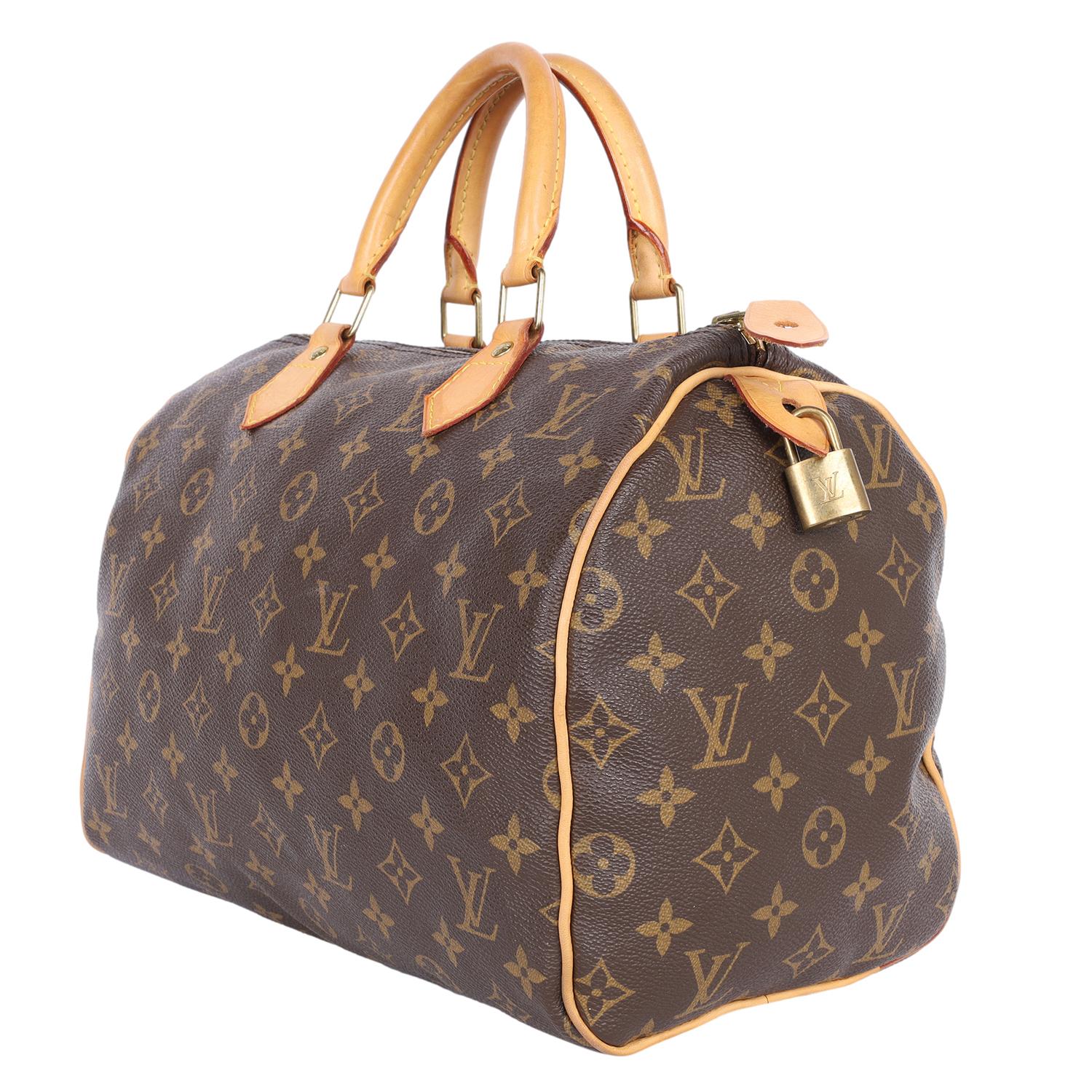 LOUIS VUITTON Speedy 30 Monogram Canvas In Good Condition For Sale In Salt Lake Cty, UT