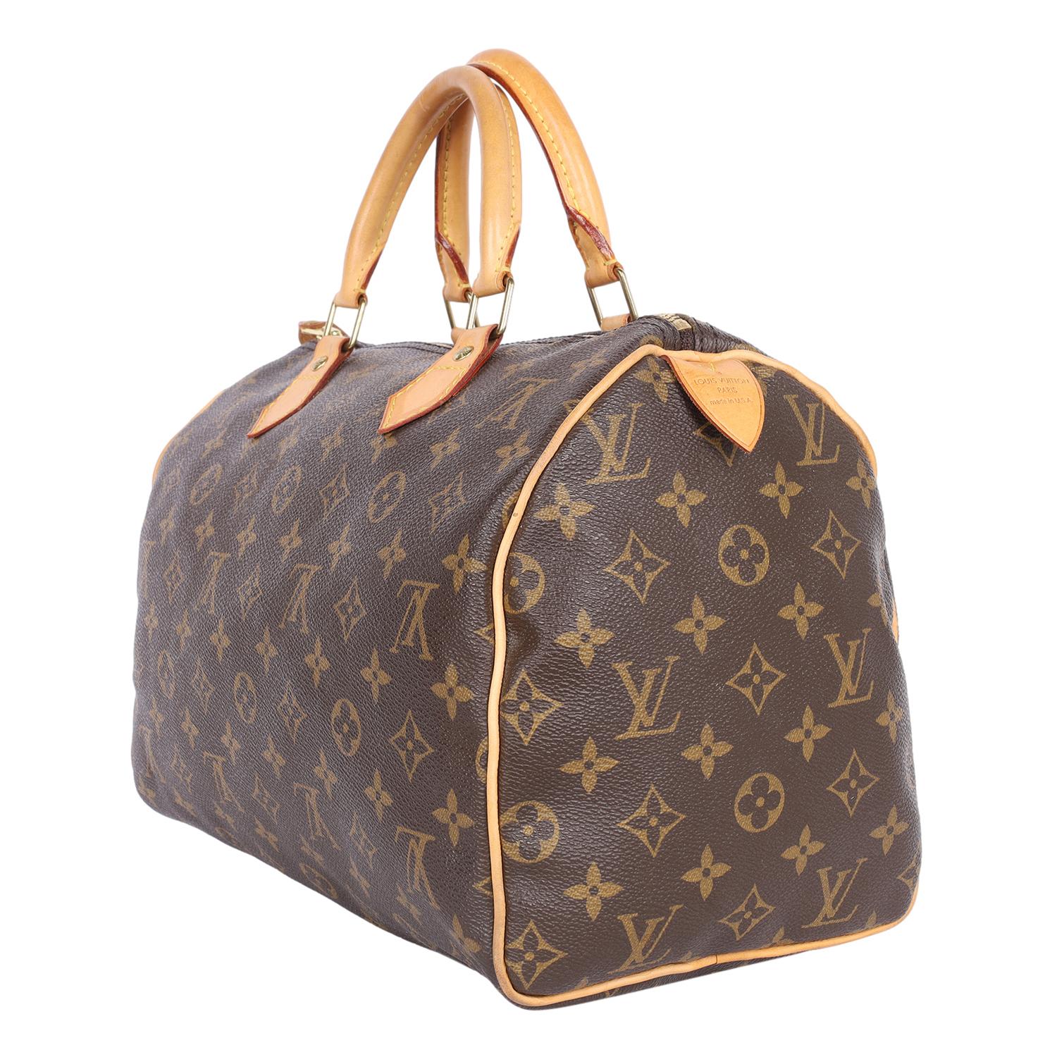 LOUIS VUITTON Speedy 30 Monogram Canvas For Sale 2