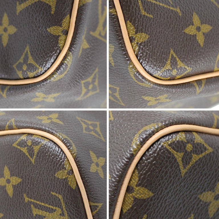 Louis Vuitton Speedy 30 Monogram Canvas Handbag with dust bag in Box at