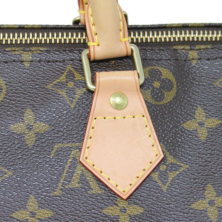 Louis Vuitton Speedy 30 Monogram Canvas Handbag with dust bag in Box at