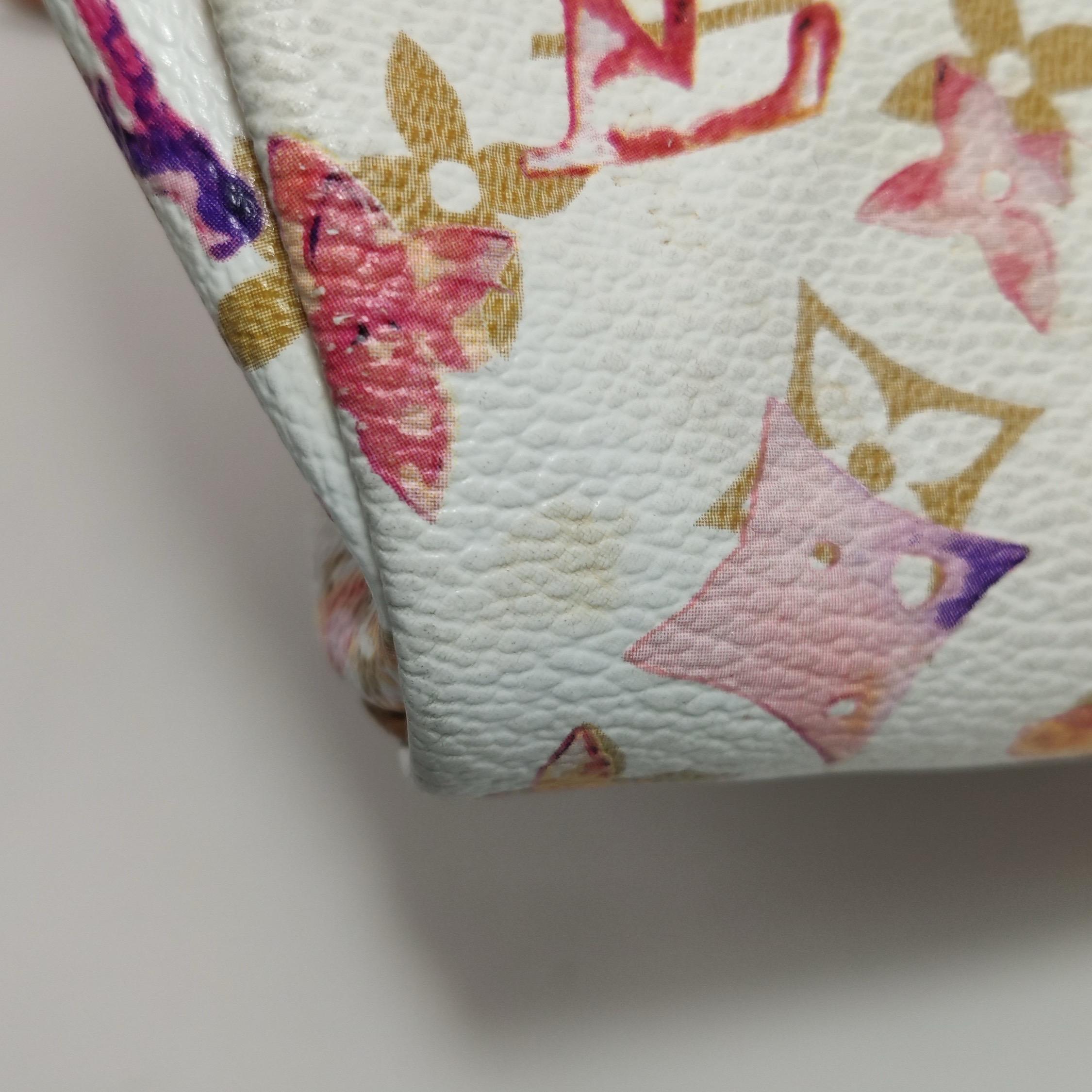 Louis Vuitton Speedy 30 Monogram Acquerello Rosa Borsa Richard Prince 2008 in vendita 8