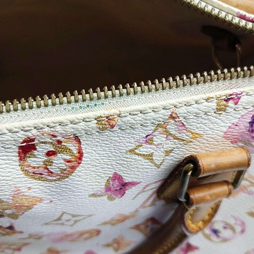 Louis Vuitton Speedy 30 Monogram Watercolor Pink Handbag Richard Prince 2008 in vendita 11