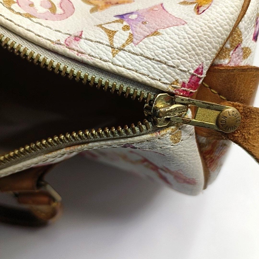 Louis Vuitton Speedy 30 Monogram Watercolor Pink Handbag Richard Prince 2008 in vendita 12