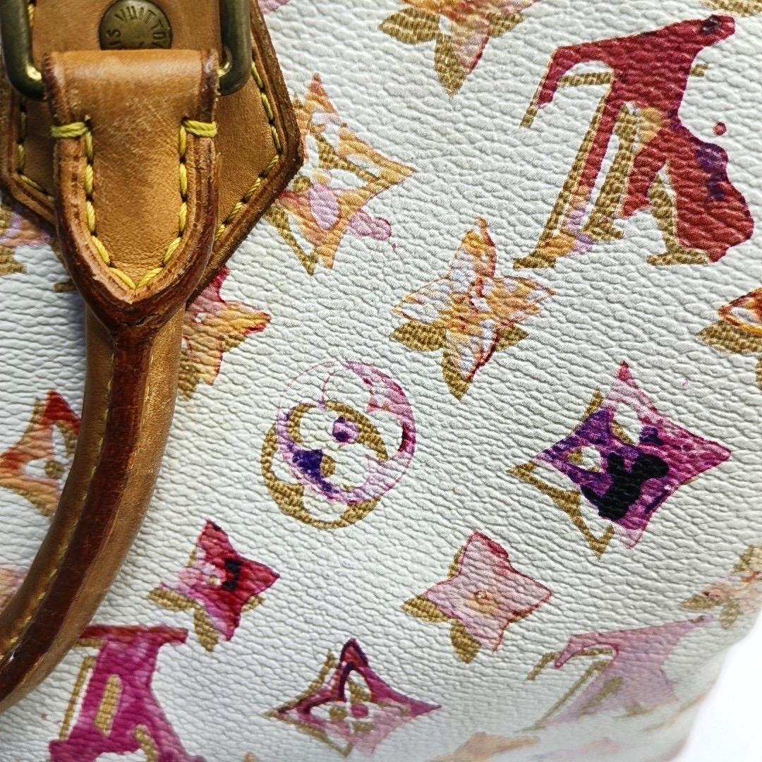 Louis Vuitton Speedy 30 Monogram Watercolor Pink Handbag Richard Prince 2008 in vendita 3