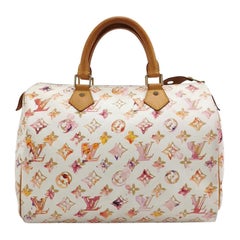 Louis Vuitton Speedy 30 Monogram Acquerello Rosa Borsa Richard Prince 2008