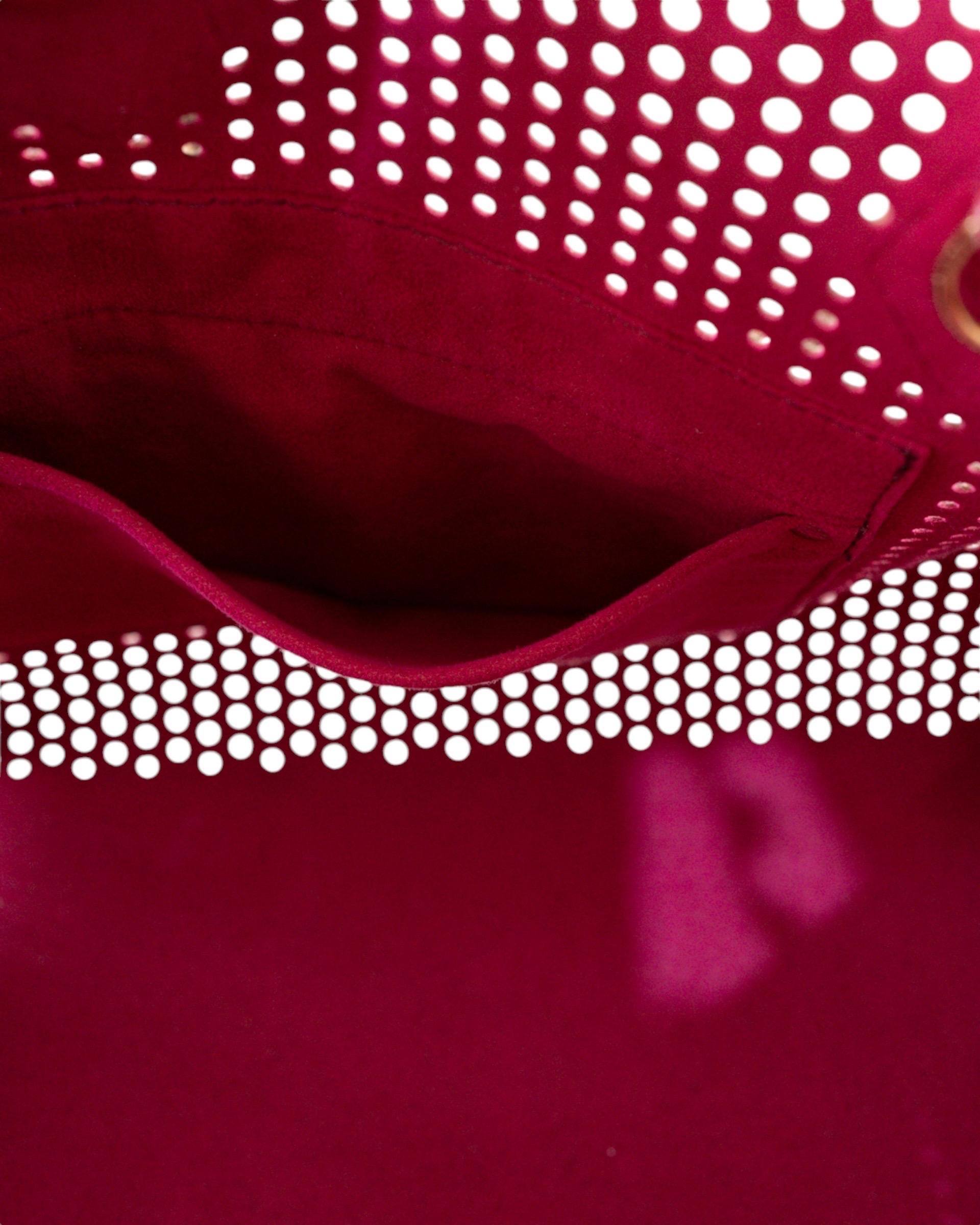 Louis Vuitton Speedy 30 Perforated Pink Handbag For Sale 11