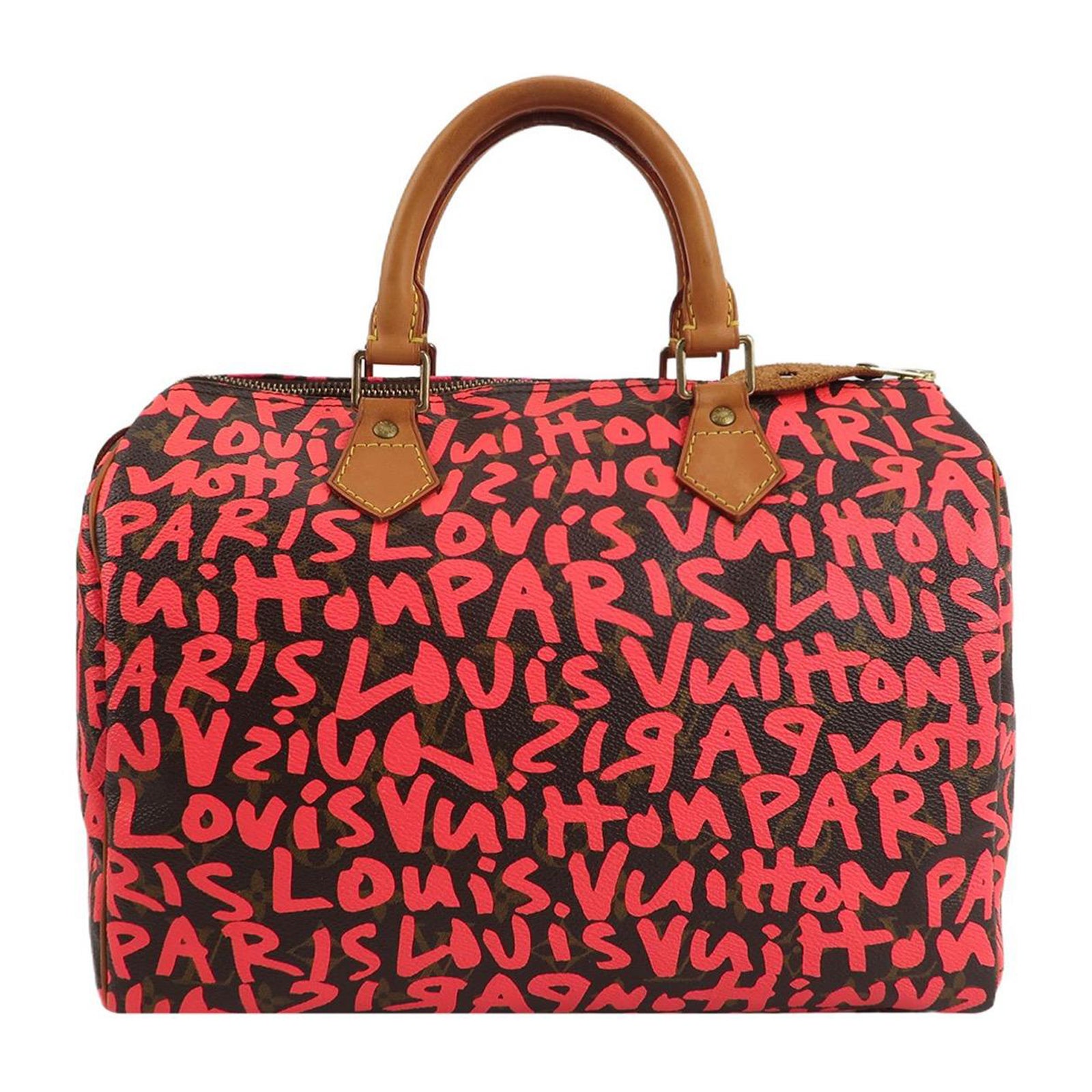 Louis Vuitton Speedy 30 Rote Graffiti Handtasche