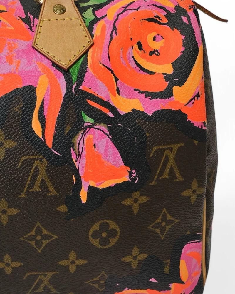 Louis Vuitton Speedy 30 Roses Monogramme en vente 11