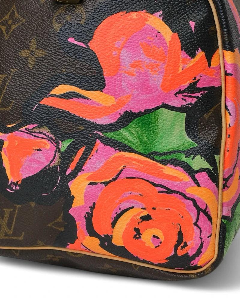 Louis Vuitton Speedy 30 Roses Monogramme en vente 13