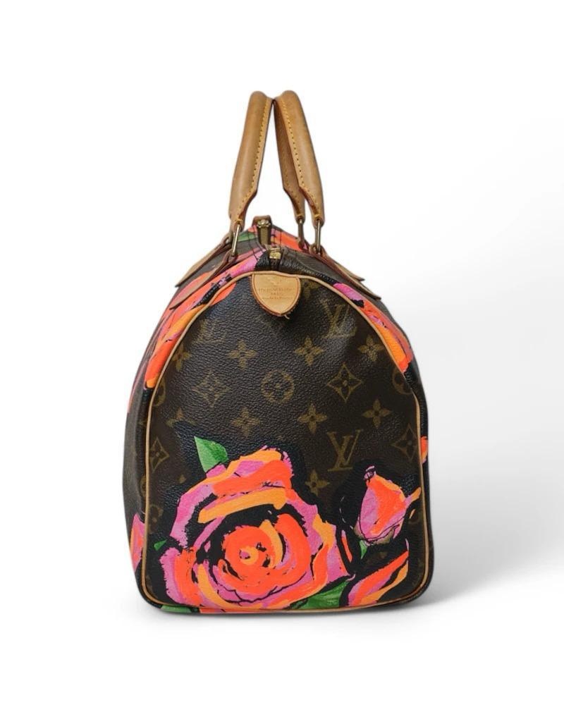 Louis Vuitton Speedy 30 Roses Monogramme en vente 3