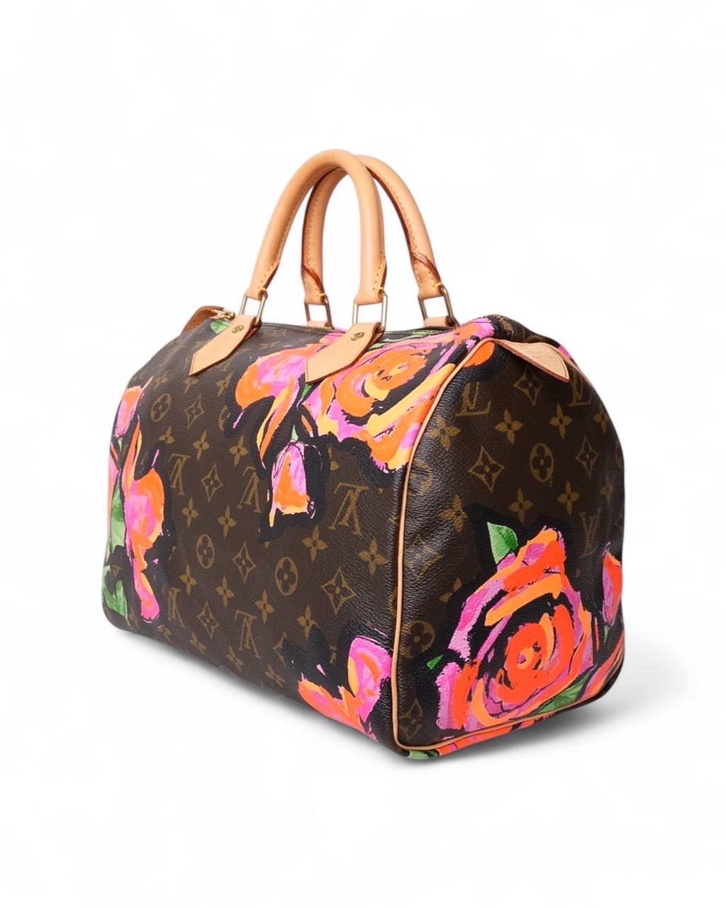 Louis Vuitton Speedy 30 Stephen Sprouse Roses L.E. In Excellent Condition In Torre Del Greco, IT