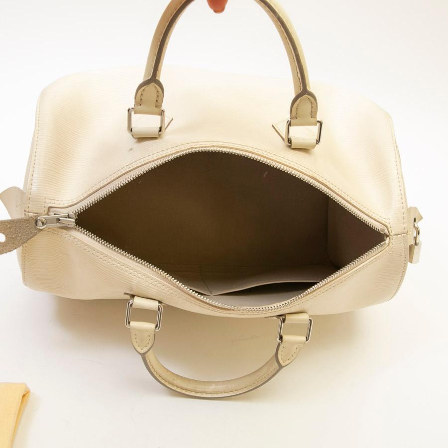 Louis Vuitton Speedy 35 Ecru Epi Leather Bag 3