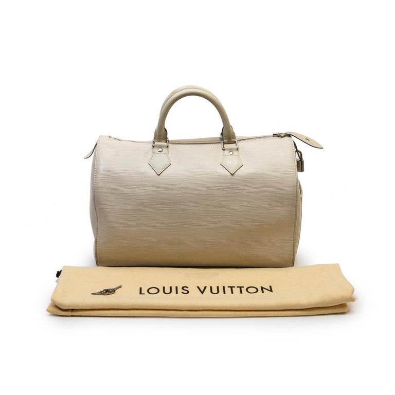 Louis Vuitton Ivory Epi Leather Speedy 25 at 1stDibs