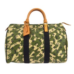 Louis Vuitton Speedy 35 Handbag Green Monogramouflage