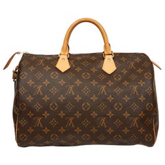 Used Louis Vuitton Speedy 35 Monogram Canvas Bag