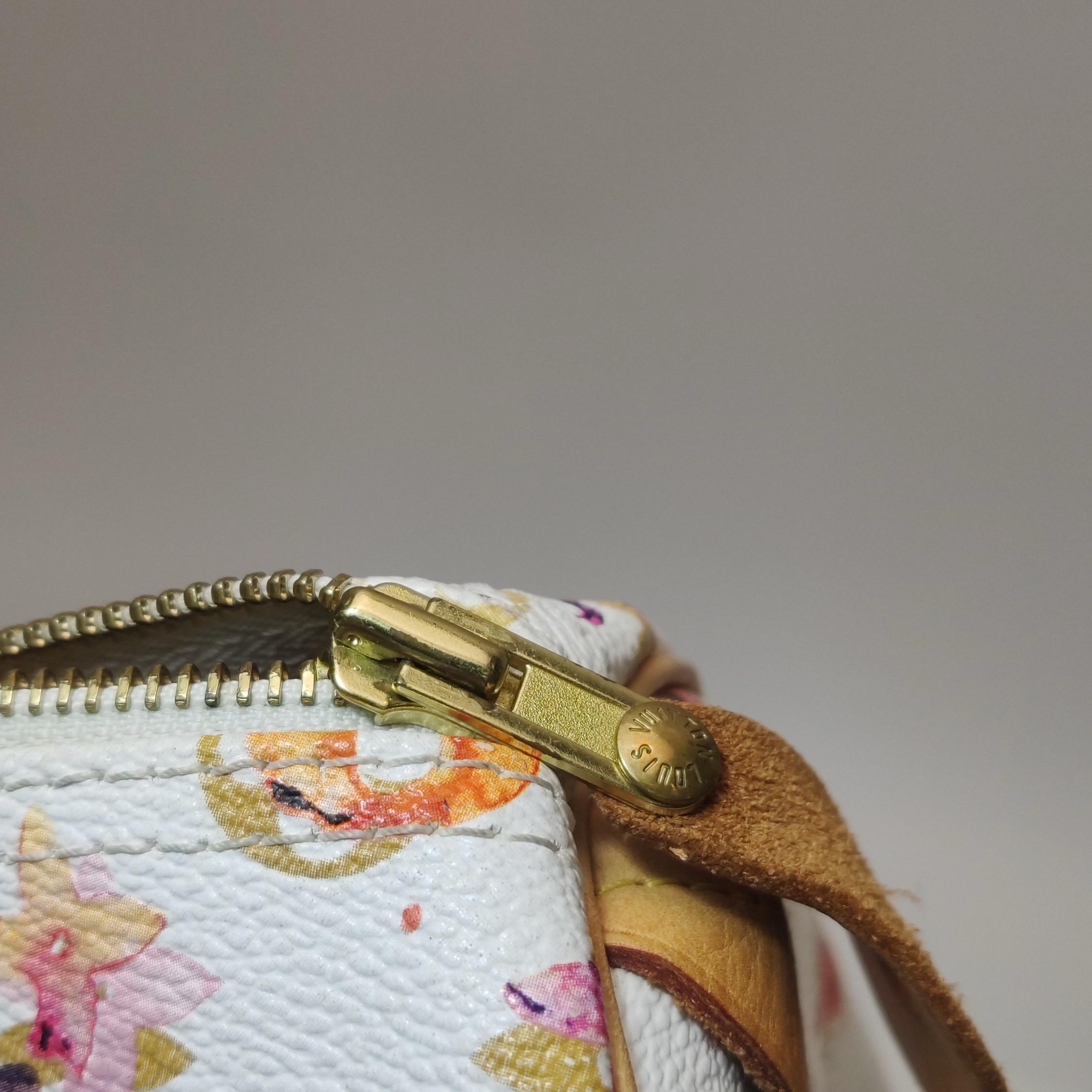 Louis Vuitton Speedy 35 Monogram Watercolor Pink Handbag Richard Prince 2008 For Sale 6