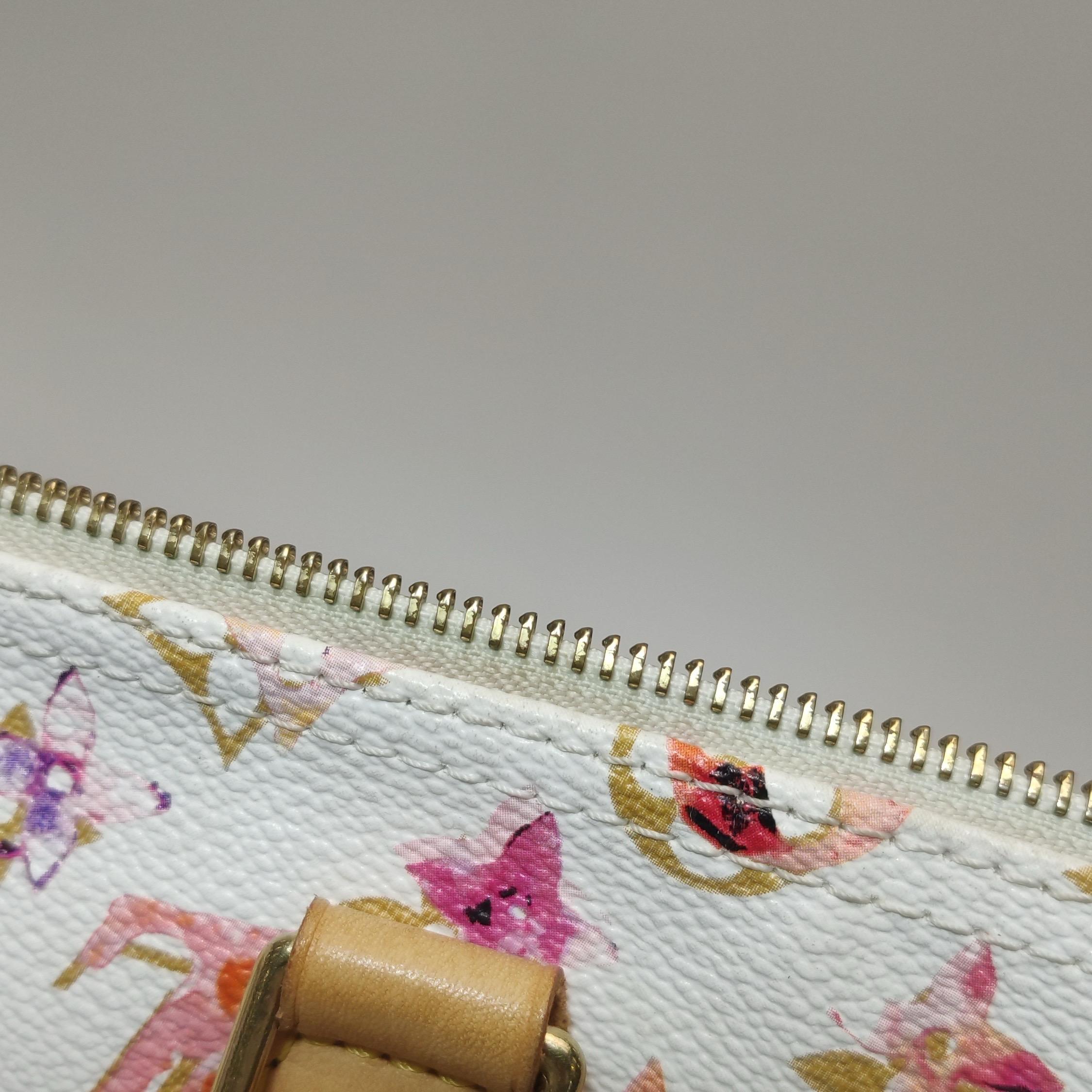Louis Vuitton Speedy 35 Monogram Watercolor Pink Handbag Richard Prince 2008 For Sale 11