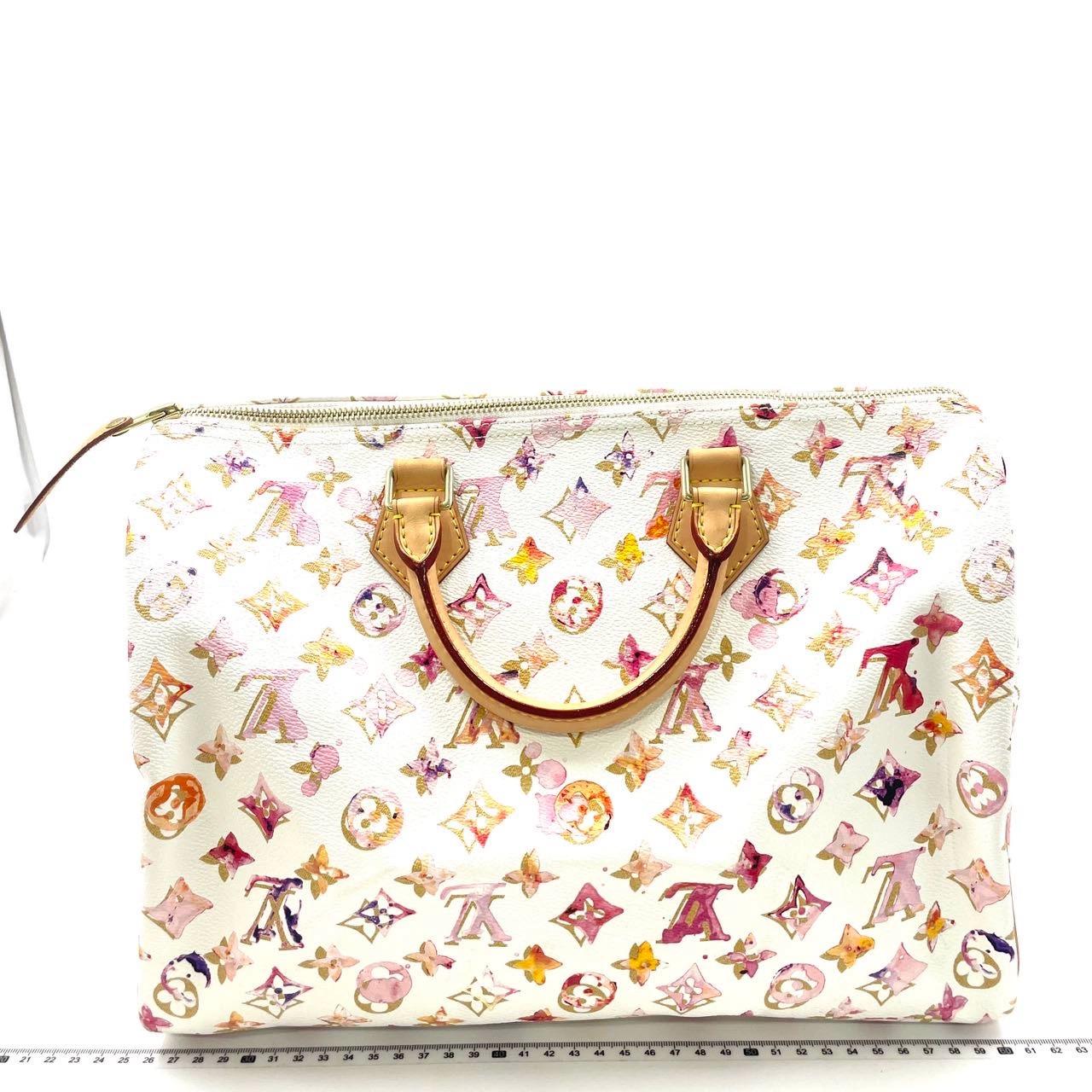 Louis Vuitton Speedy 35 Monogramme Watercolor Pink Handbag Richard Prince 2008
Il s'agit de photos professionnelles du sac offert par Luxbags.

  Saisissez l'opportunité de posséder cette édition limitée exceptionnelle de la collection de défilés