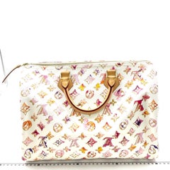 Louis Vuitton Speedy 35 Monogram Watercolor Pink Handbag Richard Prince 2008