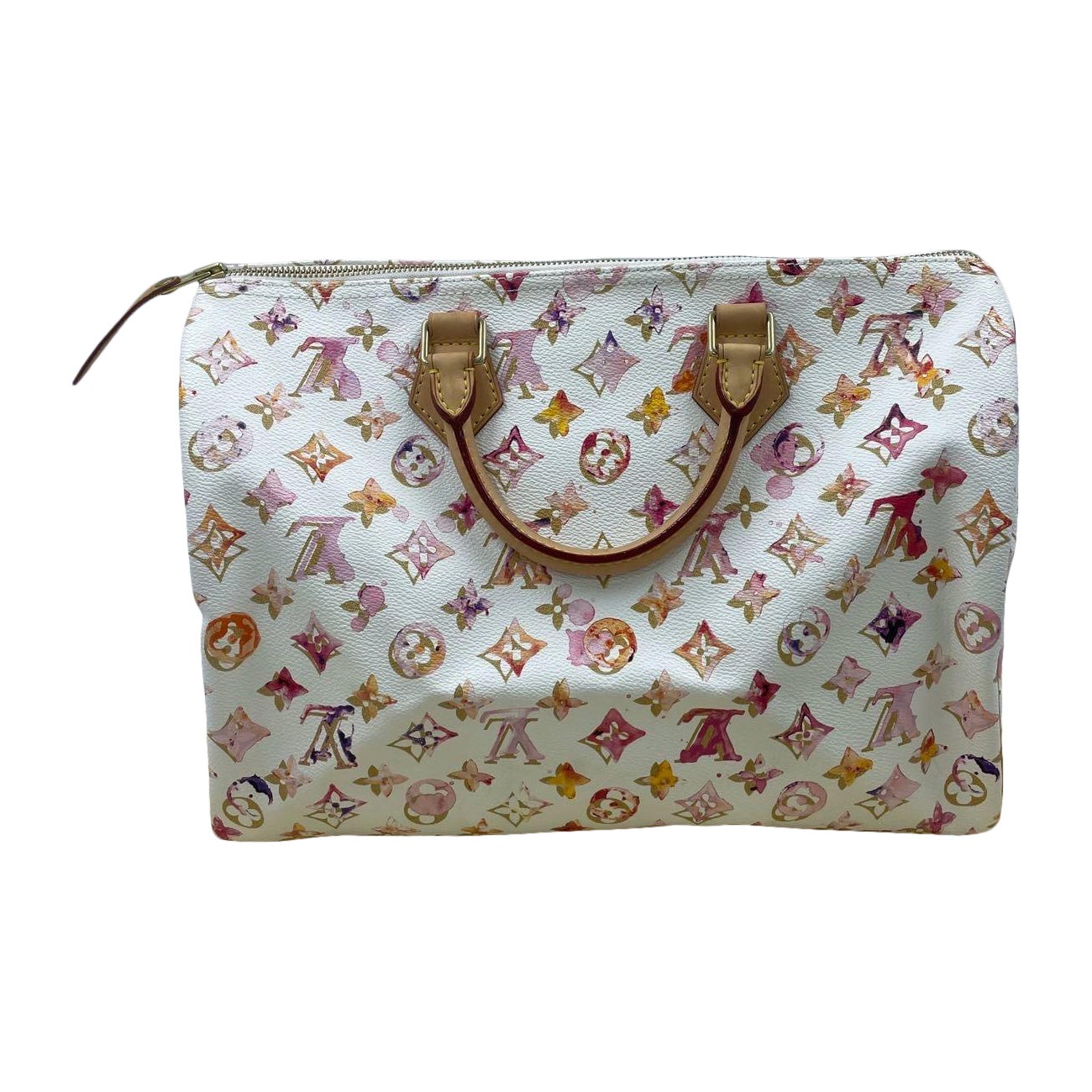 Louis Vuitton Speedy 35 Monogram Acquerello Rosa Borsa Richard Prince 2008