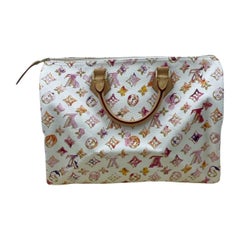 Louis Vuitton Speedy 35 Monogram Watercolor Pink Handbag Richard Prince 2008