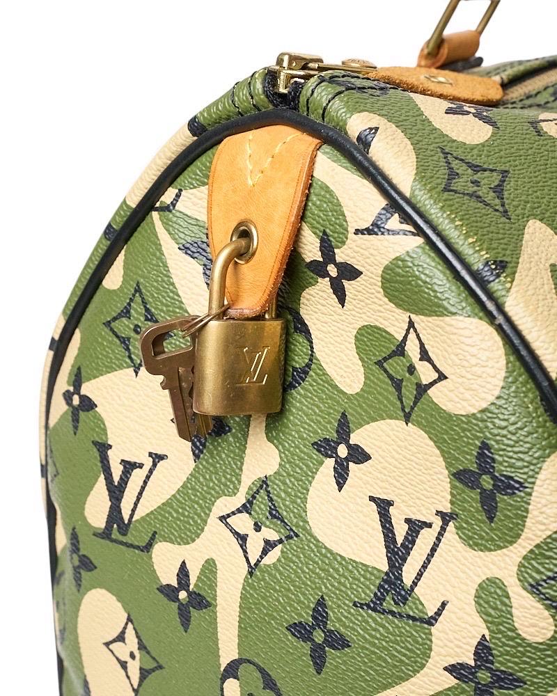 Borsa Louis Vuitton Monogramouflage Speedy 35 X Takashi Murakami in vendita 8