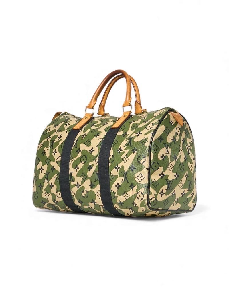 Borsa Louis Vuitton Monogramouflage Speedy 35 X Takashi Murakami in vendita 1