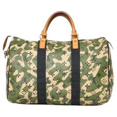 Louis Vuitton Speedy 35 Monogramouflage Murakami Verde