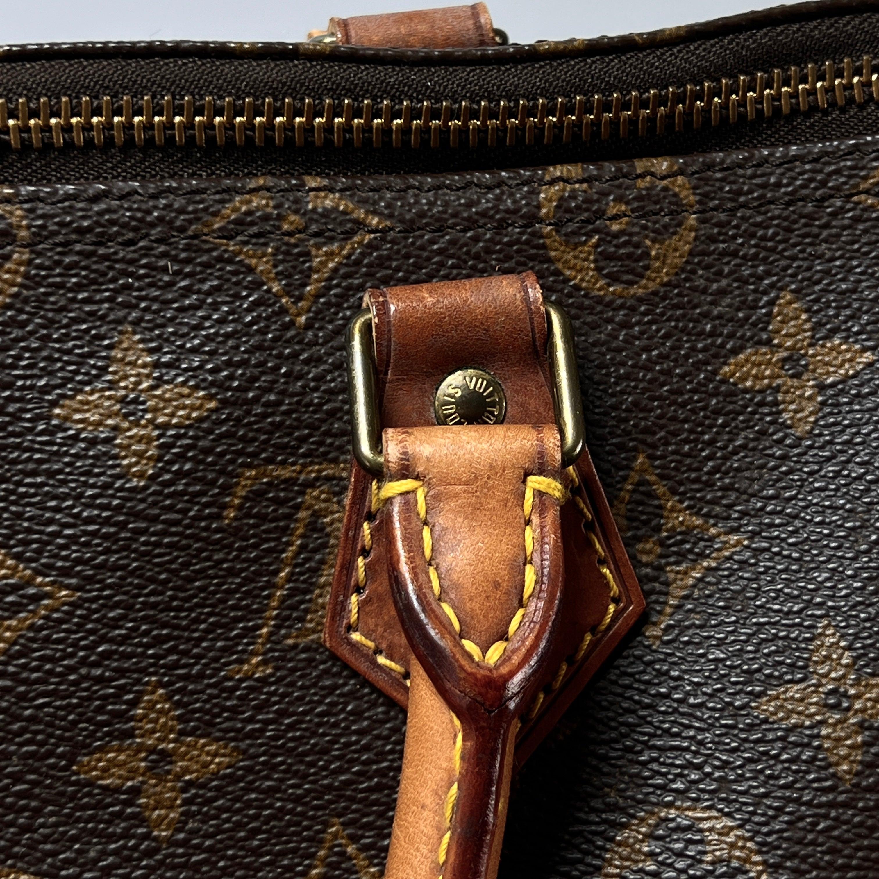 Louis Vuitton Speedy 35 Top Handle Bag Monogram Canvas 1988 en vente 5