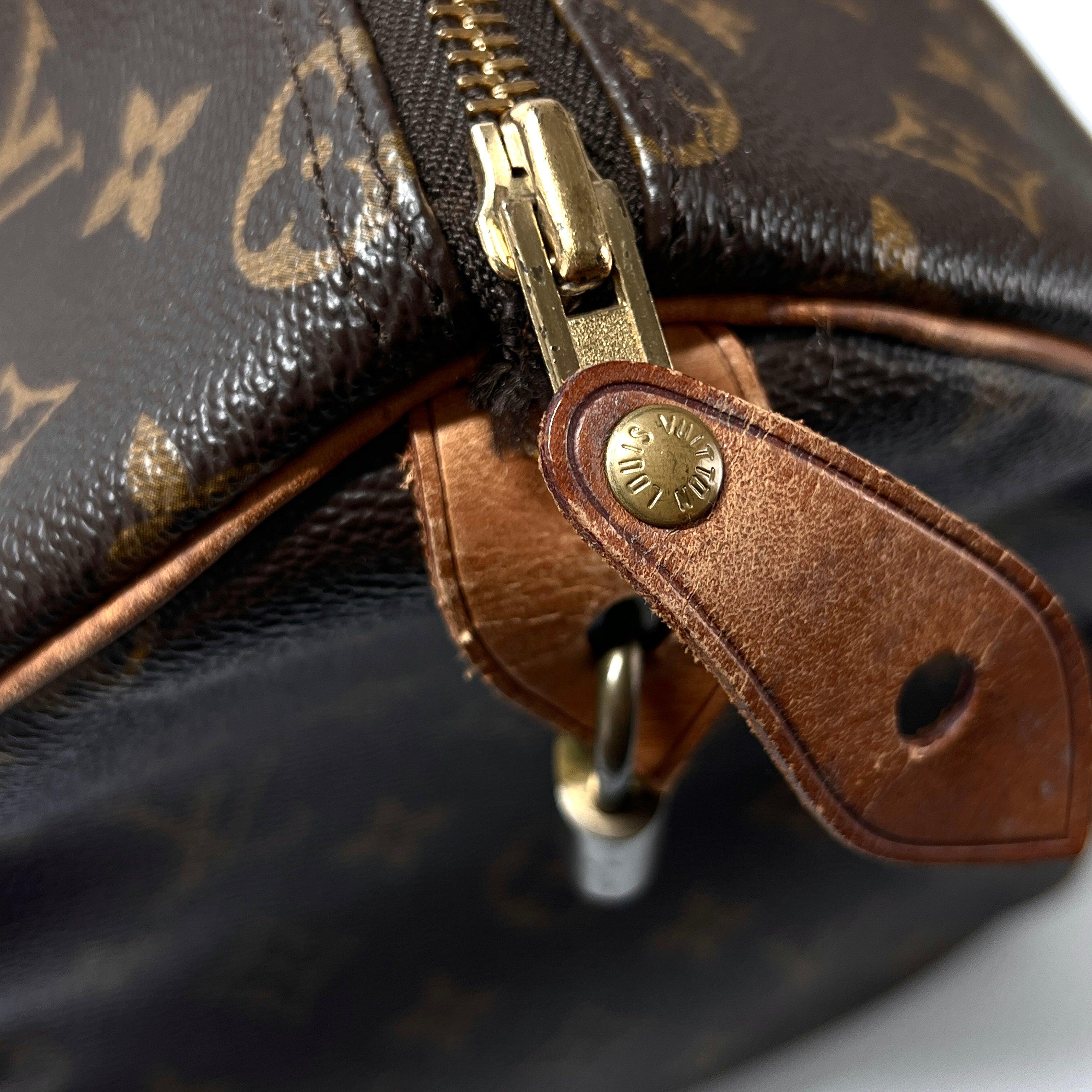 Louis Vuitton Speedy 35 Top Handle Bag Monogram Canvas 1988 en vente 2