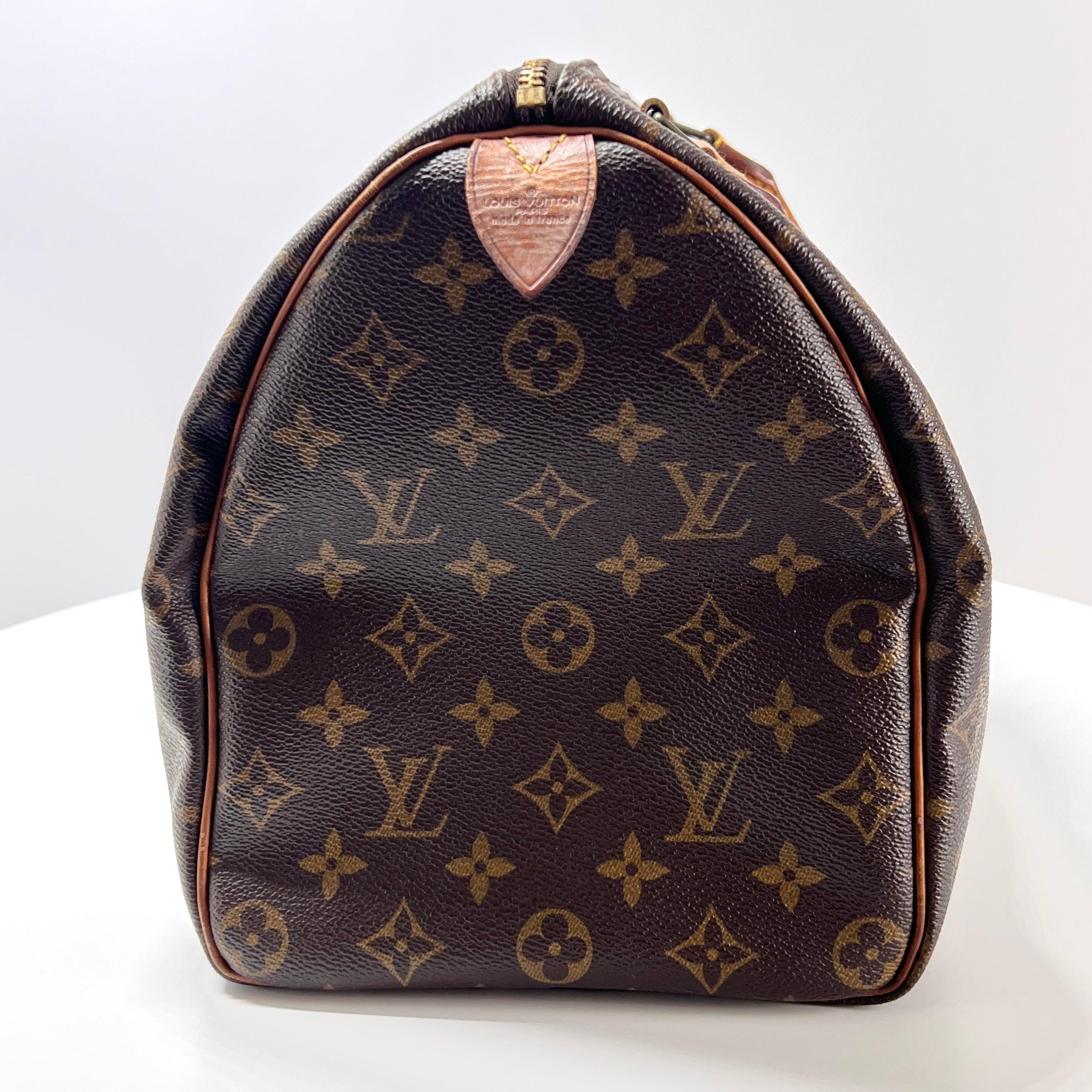 Louis Vuitton Speedy 35 Top Handle Bag Monogram Canvas 1988 en vente 3