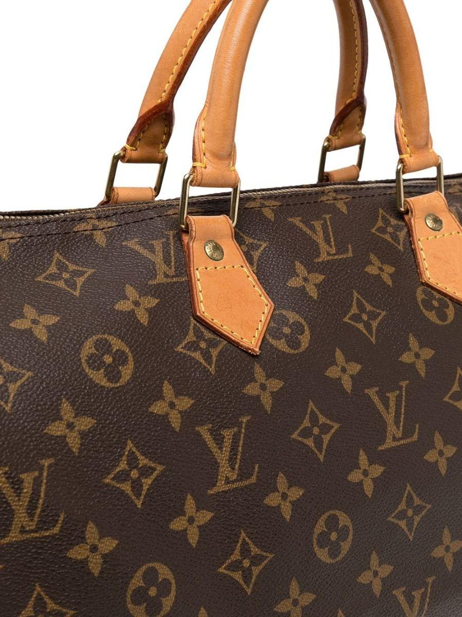 Black Louis Vuitton Speedy 40 Handbag