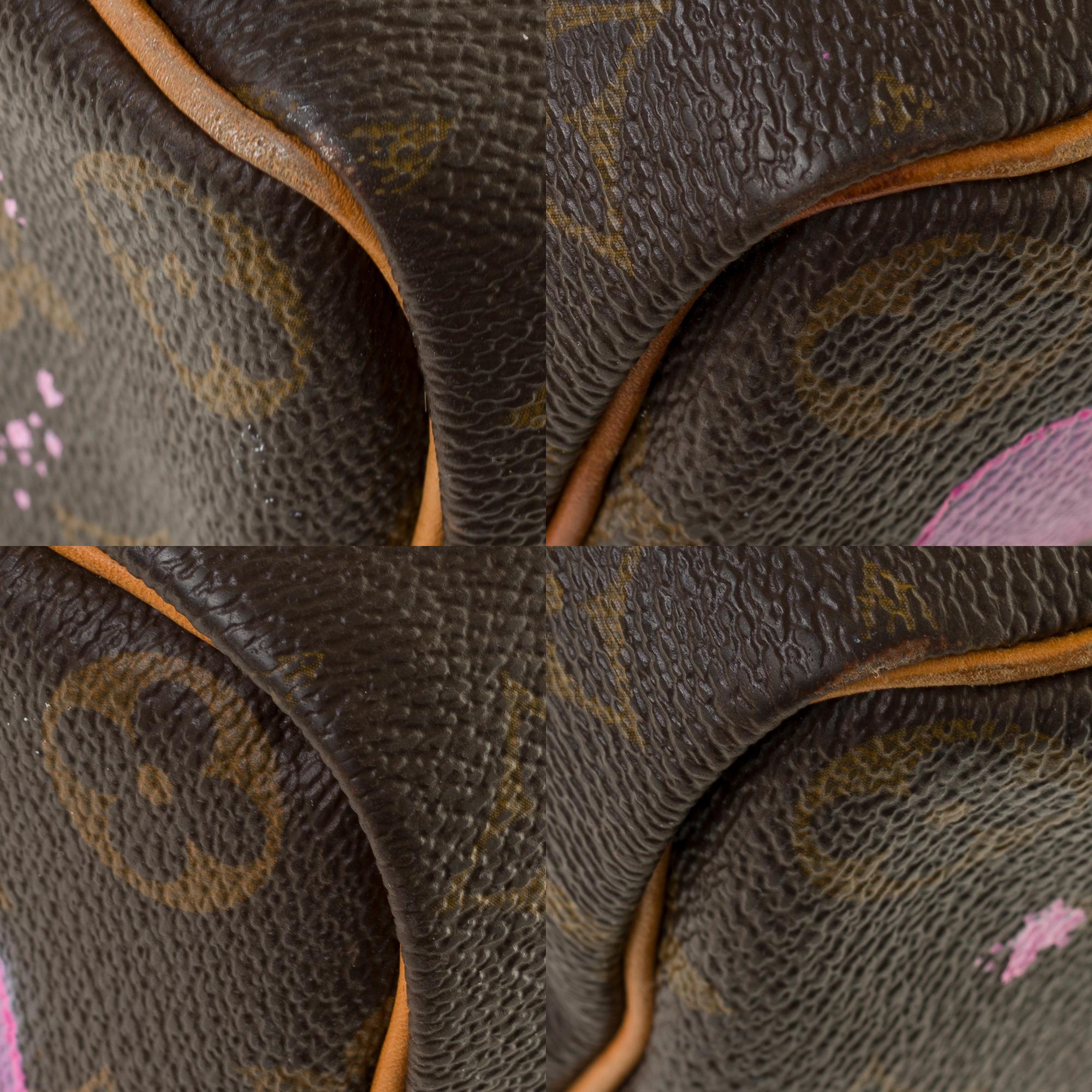 Die Speedy 40 Handtasche aus Monogramm-Leinwand von Louis Vuitton „Minnie's Moods“ 5