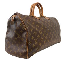 Louis Vuitton Speedy 40 Monogram Canvas Handtasche:: Frankreich 1980.