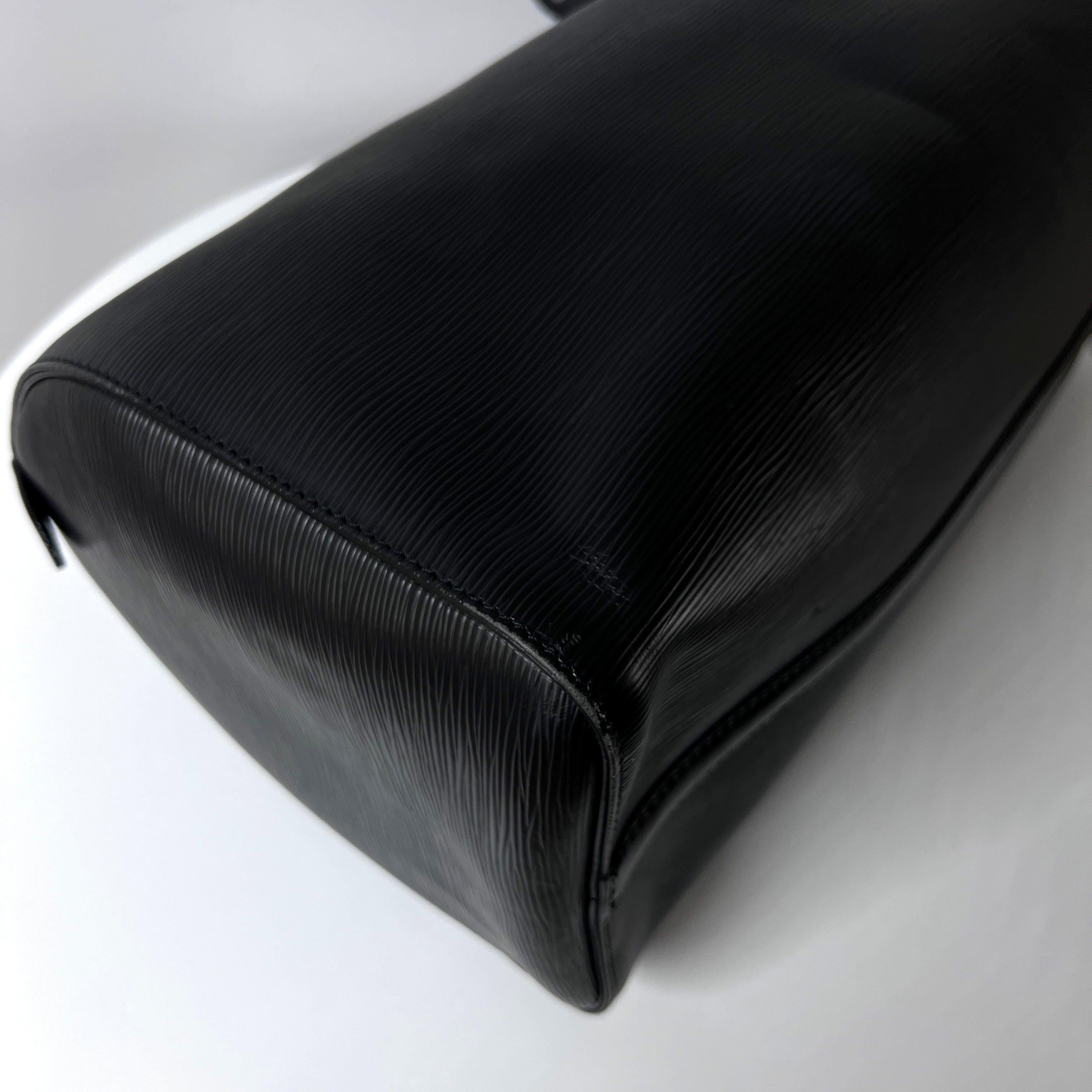 Louis Vuitton Speedy 40 Top Handle Bag Epi Leather Black 1990 Unisexe en vente