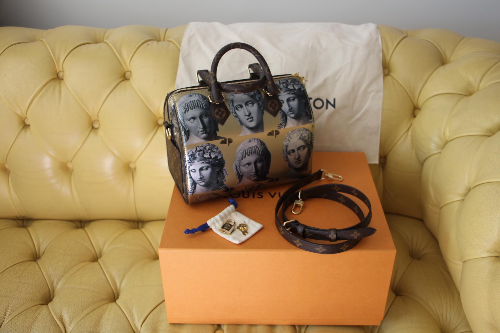 Louis Vuitton Speedy Bandoulière 25 cm , Fornasetti Limited Edition 2