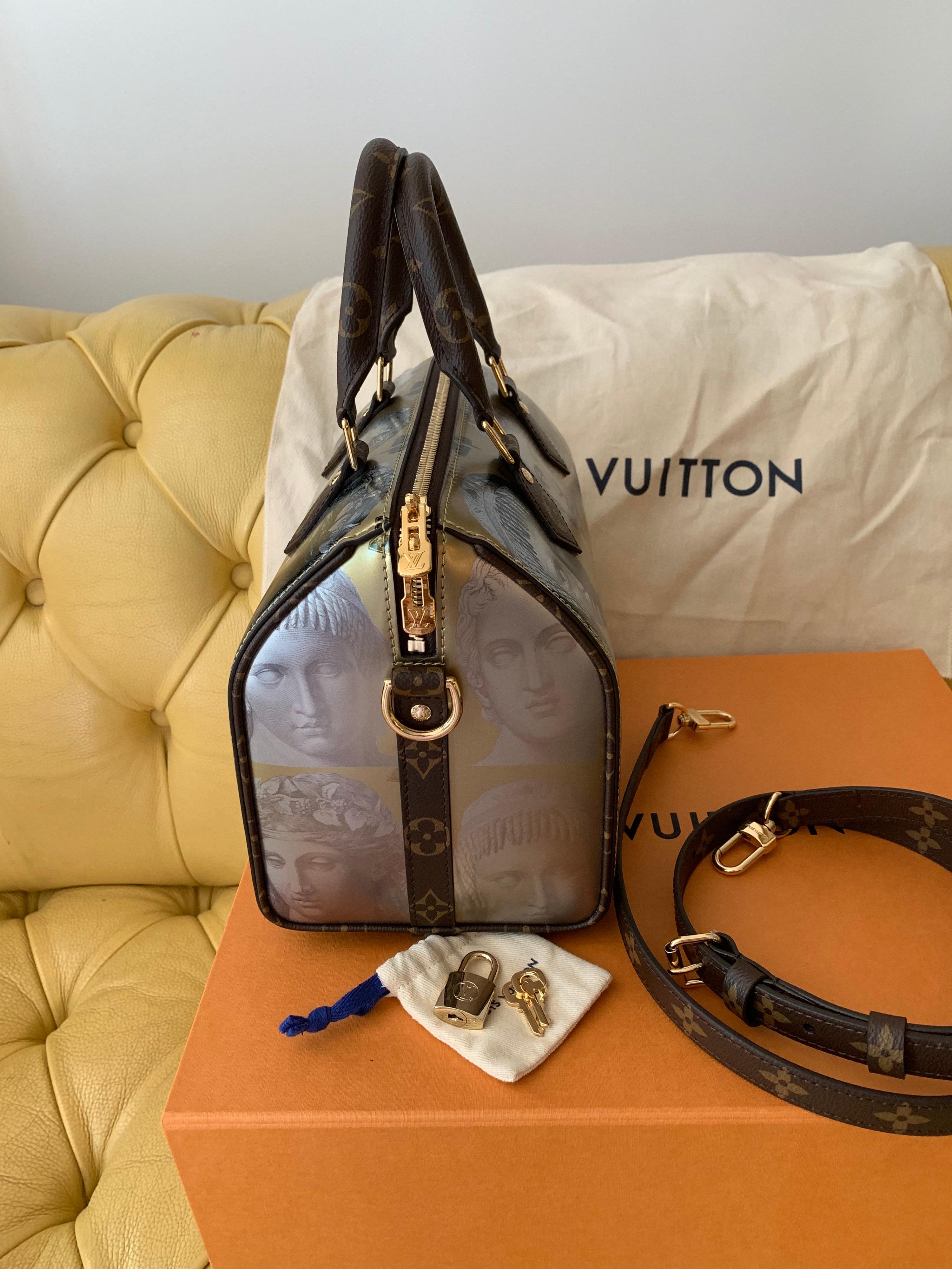 Louis Vuitton Speedy Bandoulière 25 cm , Fornasetti Limited Edition  8