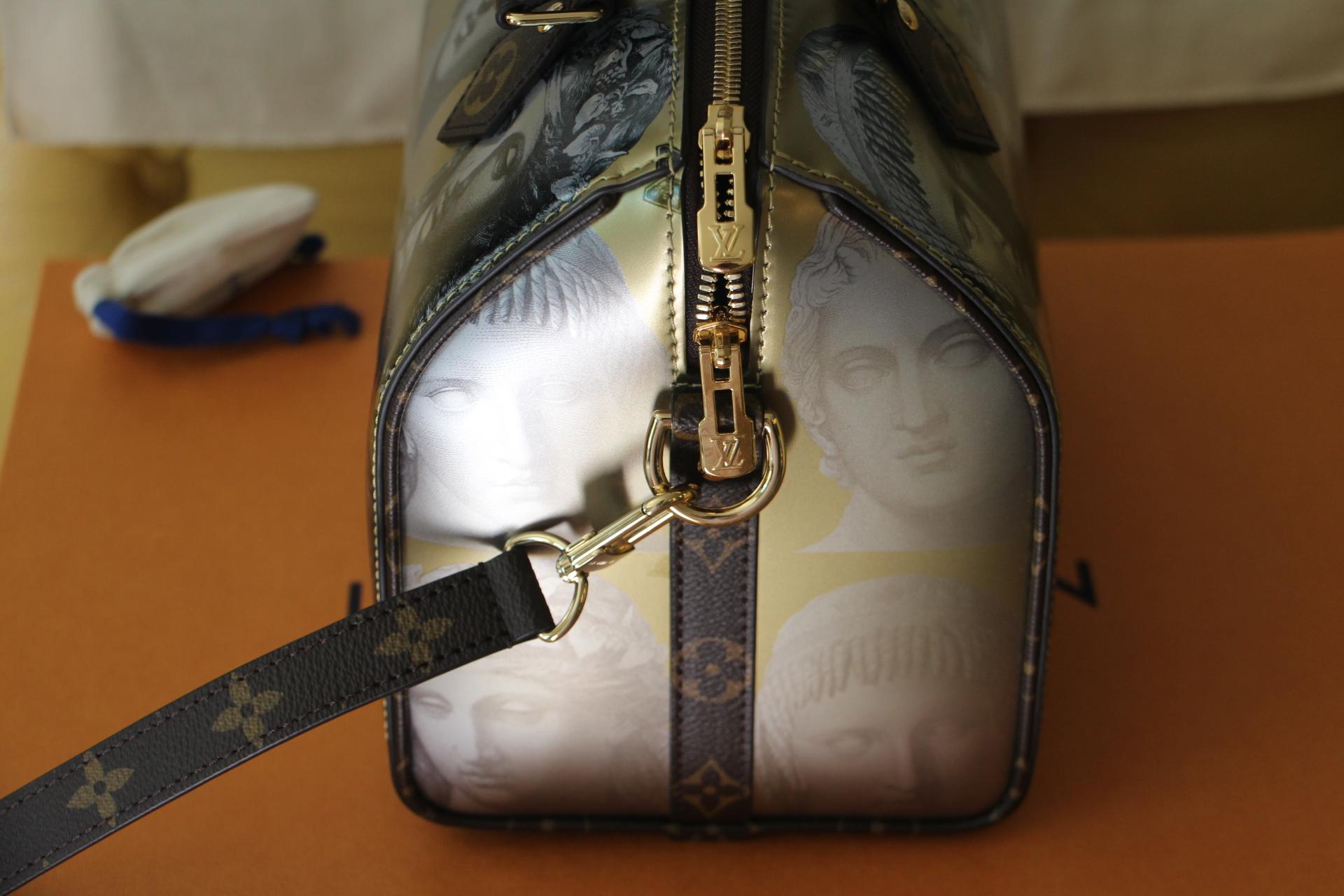 Louis Vuitton Speedy Bandoulière 25 cm , Fornasetti Limited Edition  In New Condition In Saint-ouen, FR