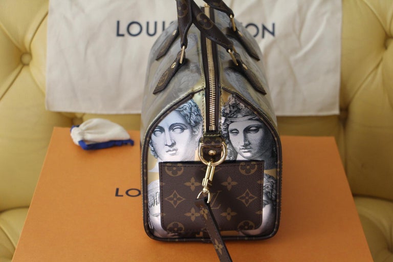 Louis Vuitton Speedy Bandoulière 25 cm , Fornasetti Limited Edition  For Sale 2