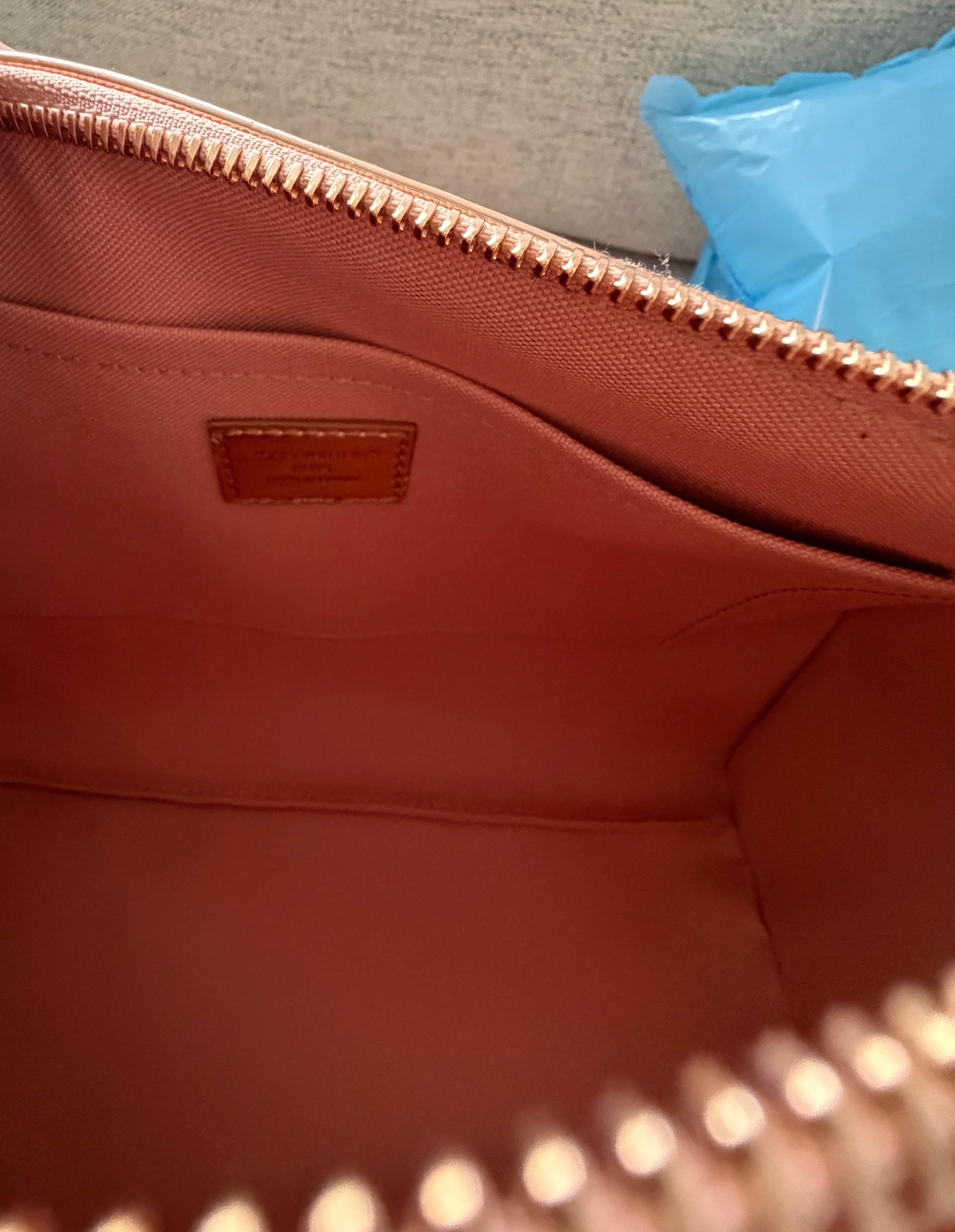 Louis Vuitton Speedy Bandouliere 25 Kupfer-Spiegel Handtasche Neu im Angebot 6