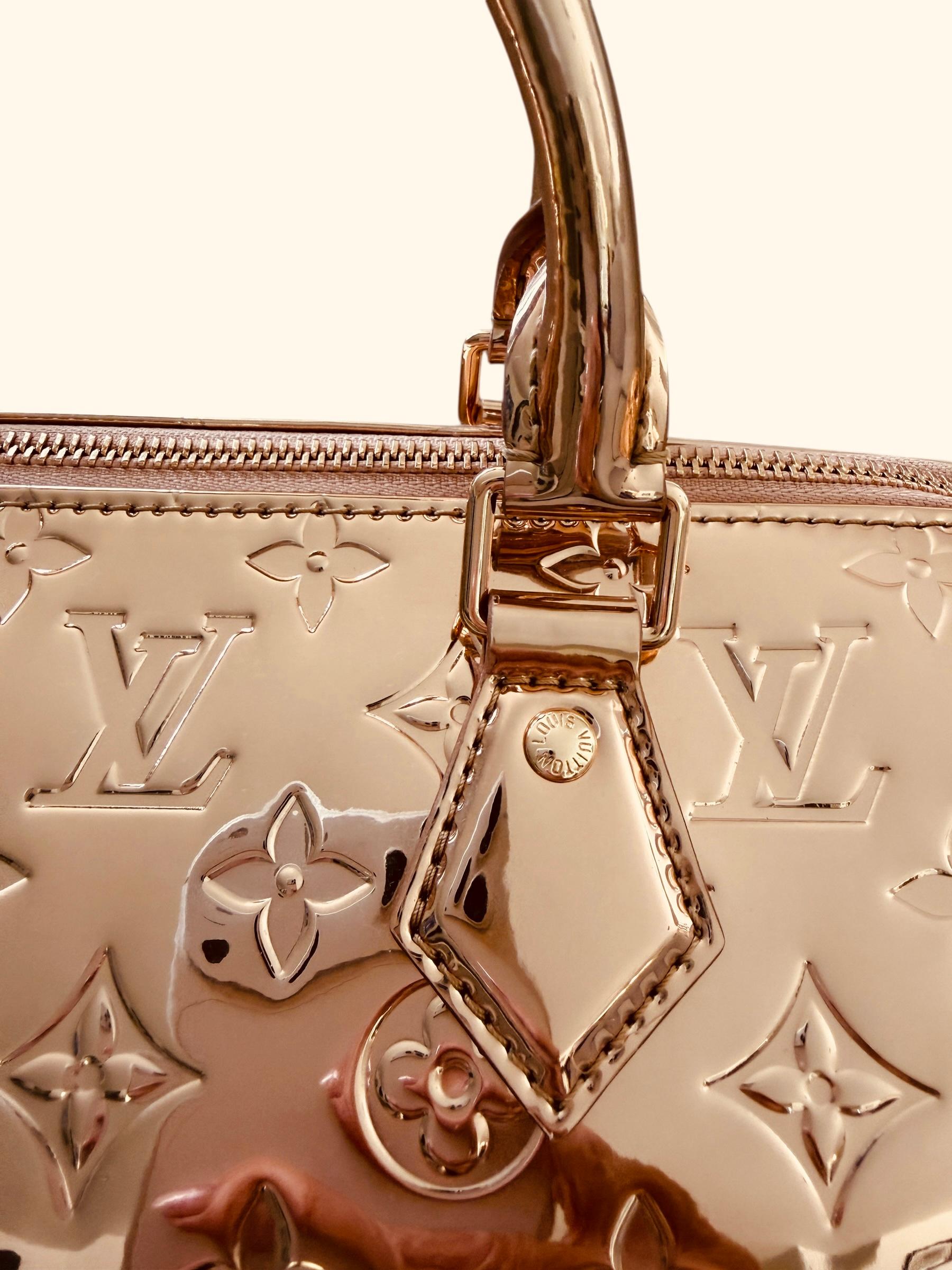 Louis Vuitton Speedy Bandouliere 25 Kupfer-Spiegel Handtasche Neu im Angebot 8