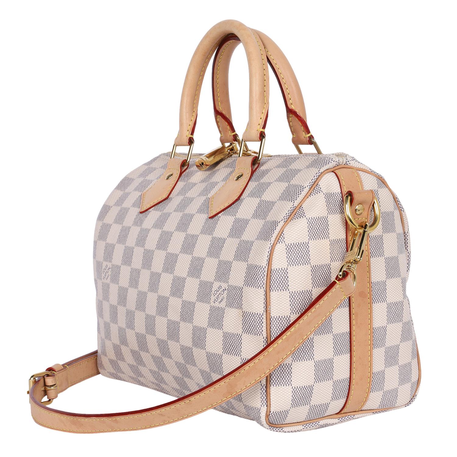 Women's LOUIS VUITTON Speedy Bandoulière 25 Damier Azur For Sale