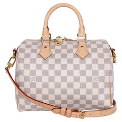 LOUIS VUITTON Speedy Bandoulière 25 Damier Azur